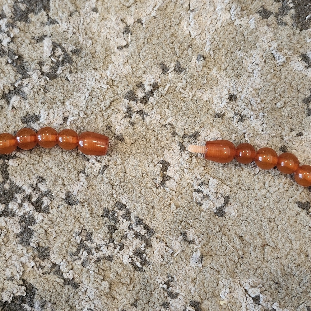 Vintage Baltic Amber Beaded Necklace - Picture 5 of 7